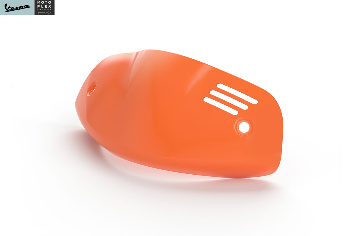 Ốp đàu tay lái màu cam