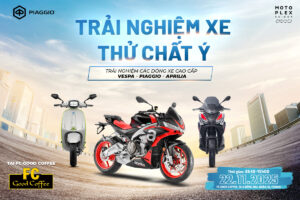 Lái thử và cảm nhận Vespa, Aprilia, Liberty, Medley ngày 22.11.2025
